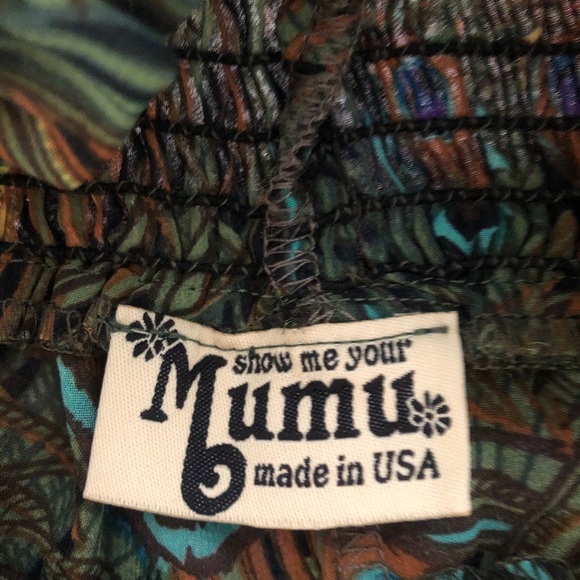 Show Me Your Mumu Peacock Pants S/M - Picture 2 of 7